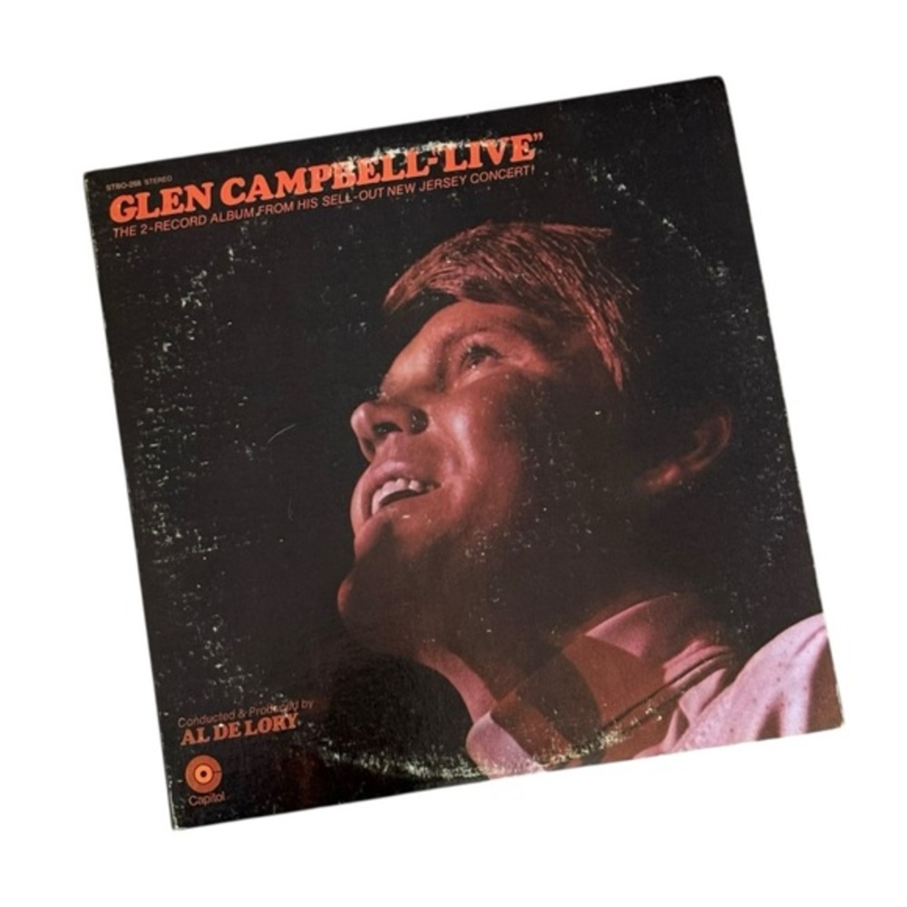 “GLEN CAMPBELL LIVE”  1969 NJ Concert 2  - 12” Vinyls LP  CAPITOL)‎